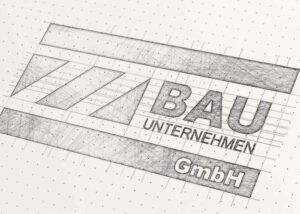 Gezeichneter Entwurf eines Logos - made by Jennica Thiel - Jethi Business